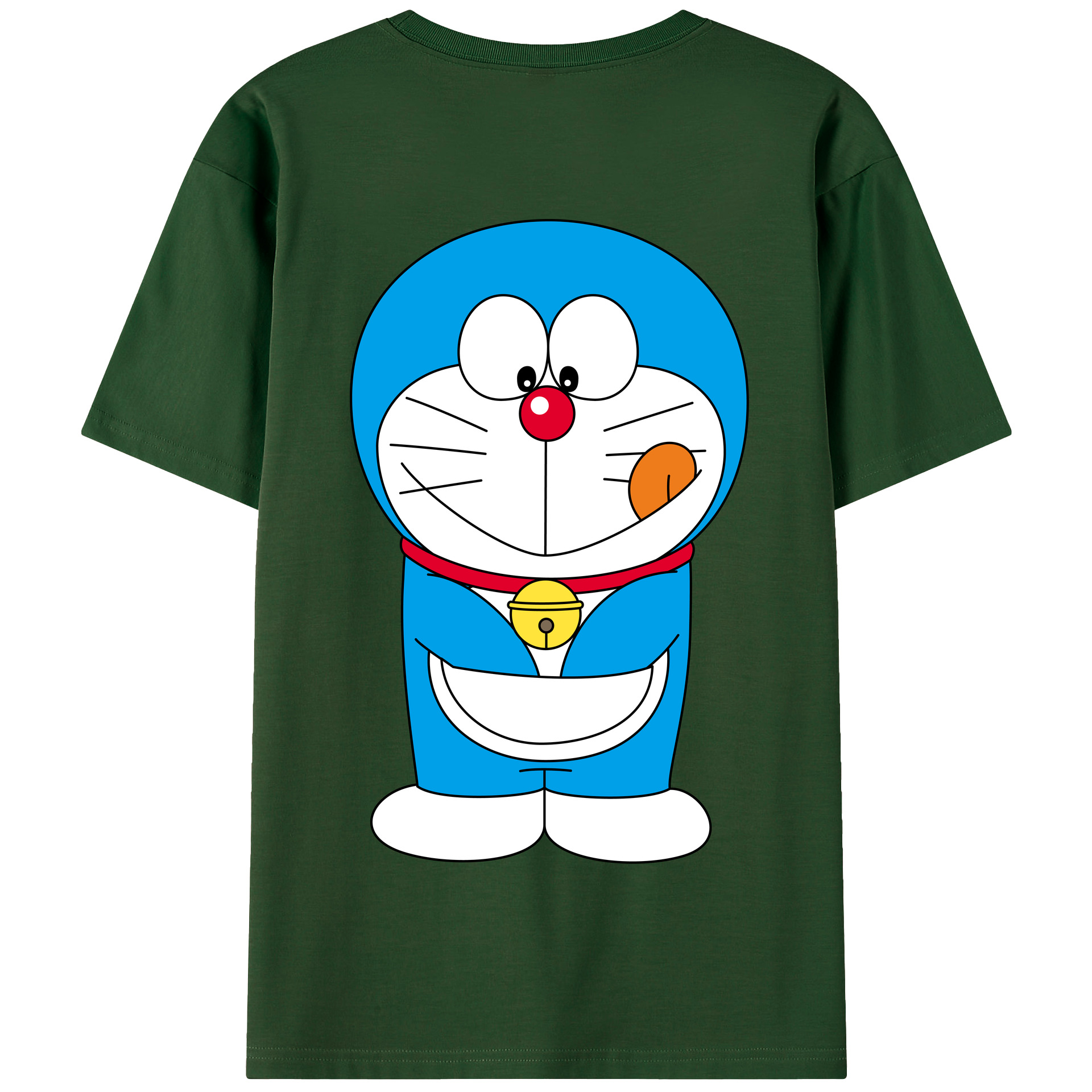 （画像用） ドラえもん Doraemon 綿100％半袖Tシャツ（背面プリント）